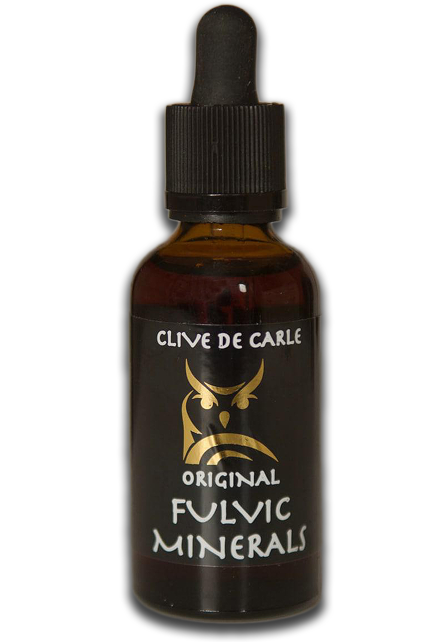 Fulvic Minerals (1.75oz / 50ml) - Clive De Carle