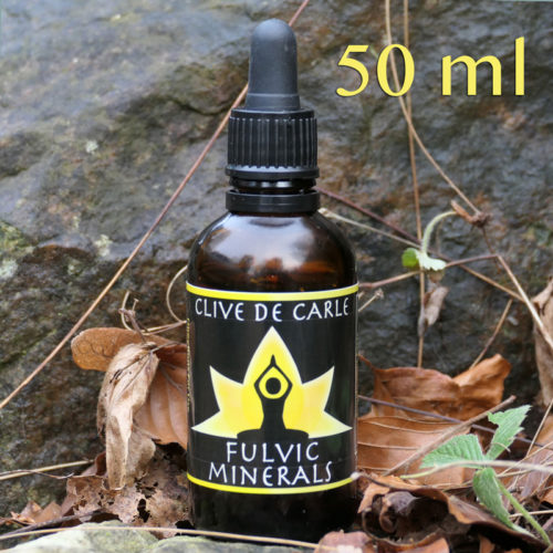 Fulvic Minerals - Natural Rare Earth Minerals. The essential trace elements missing from modern processed foods. - Large (50ml)