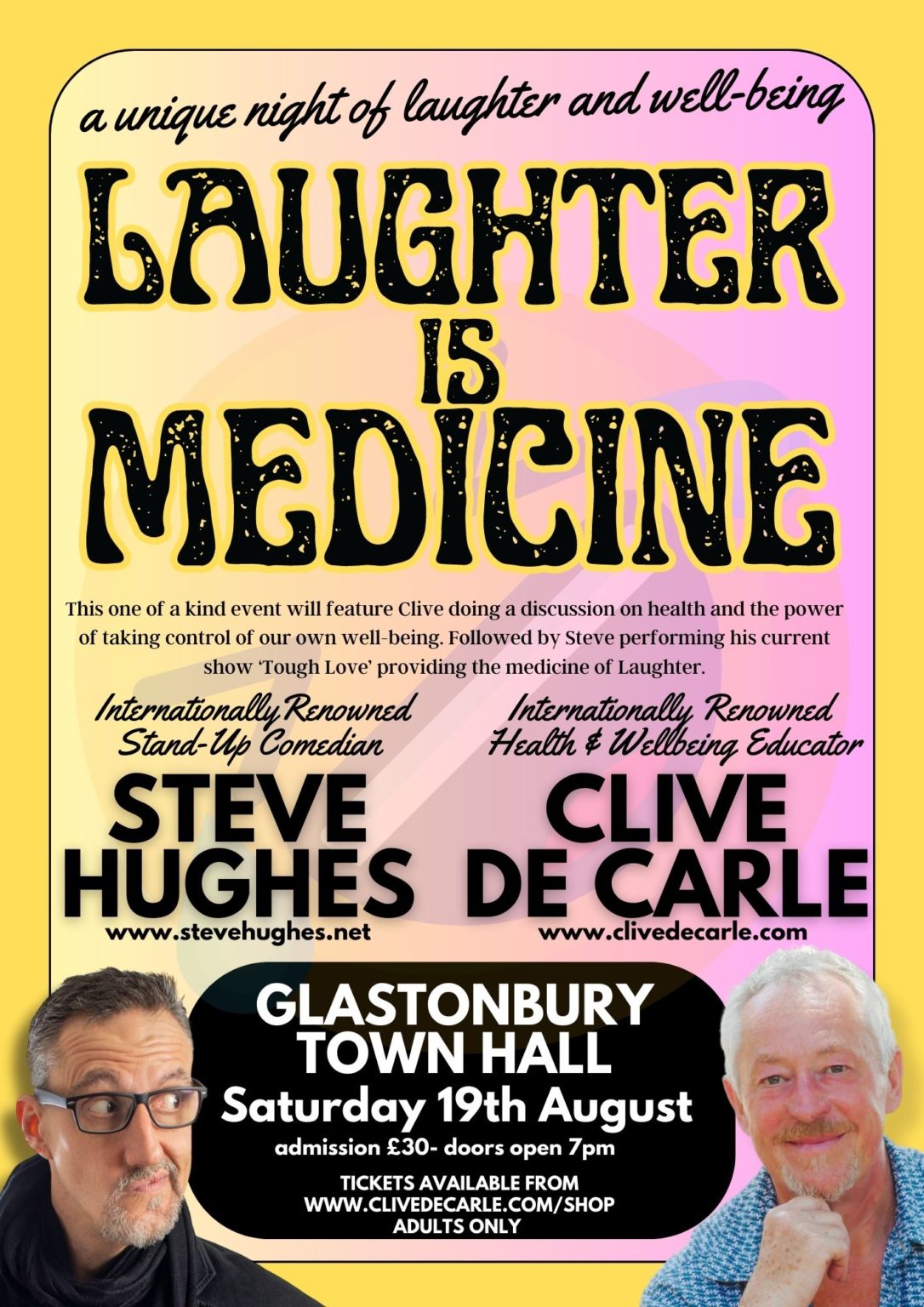 Events Clive De Carle